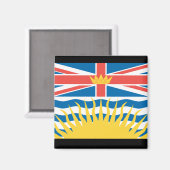 VLAG VAN BRITS-COLUMBIA MAGNEET (Voorkant / Achterkant)