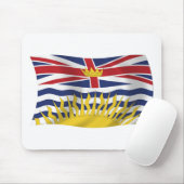 Vlag van Brits-Columbia Muismat (Met muis)
