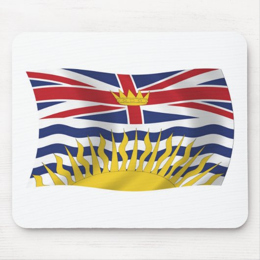 Vlag van Brits-Columbia Muismat (Voorkant)