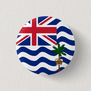 Vlag van Brits Indische Oceaanterritorium Ronde Button 3,2 Cm