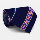 vlag van Britse strepen Stropdas (Opgerold)
