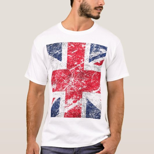 Vlag van Britse vlag / vlag van de Unie / vlag van T-shirt (Voorkant)