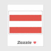 Vlag van Brno, Tsjechië Sticker (Vel)