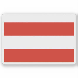 Vlag van Brno, Tsjechië Sticker