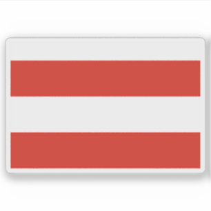 Vlag van Brno, Tsjechië Sticker