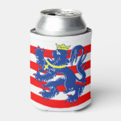 Vlag van Brugge, België Blikjeskoeler (Blikje Voorkant)