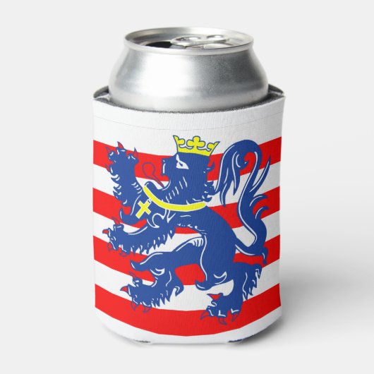 Vlag van Brugge, België Blikjeskoeler (Blikje Voorkant)
