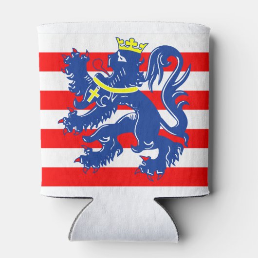 Vlag van Brugge, België Blikjeskoeler (Achterkant)