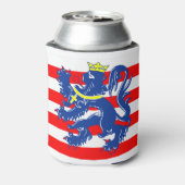 Vlag van Brugge, België Blikjeskoeler (Blikje Achterkant)