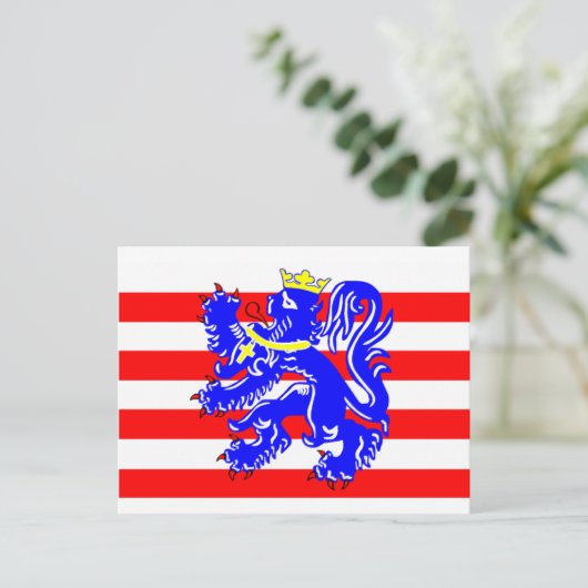 Vlag van Brugge Briefkaart (Staand voorkant)