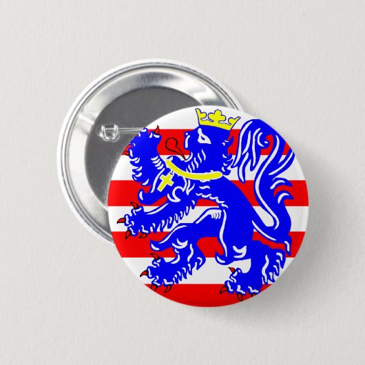 Vlag van Brugge Ronde Button 5,7 Cm (Voorkant /achterkant)