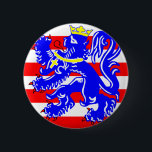 Vlag van Brugge Ronde Button 5,7 Cm<br><div class="desc">Vlag van Brugge</div>