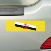 Vlag van Brunei Bumpersticker (Op auto)