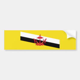 Vlag van Brunei Bumpersticker