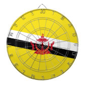 Vlag van Brunei Dartbord (Voorkant)
