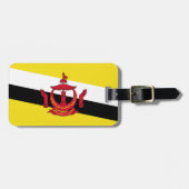 Vlag van Brunei Easy ID Personal Bagagelabel (Voorkant horizontaal)