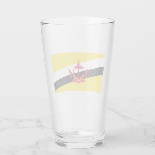 Vlag van Brunei Glas (Achterkant)