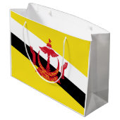 Vlag van Brunei Groot Cadeauzakje (Achterkant Gekanteld)
