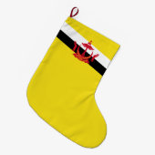 Vlag van Brunei Grote Kerstsok (Voorkant (Hangend))