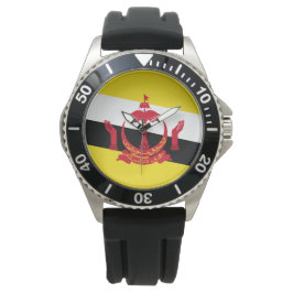 Vlag van Brunei Horloge