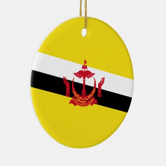 Vlag van Brunei Keramisch Ornament (Rechts)