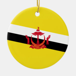 Vlag van Brunei Keramisch Ornament