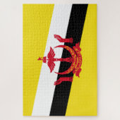 Vlag van Brunei Legpuzzel (Verticaal)