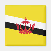 Vlag van Brunei Magneet (Voorkant)