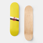 Vlag van Brunei Persoonlijk Skateboard (Voorkant)