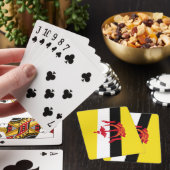 Vlag van Brunei Pokerkaarten (Insitu)