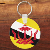 Vlag van Brunei Sleutelhanger (Achterkant)