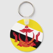 Vlag van Brunei Sleutelhanger (Achterkant)