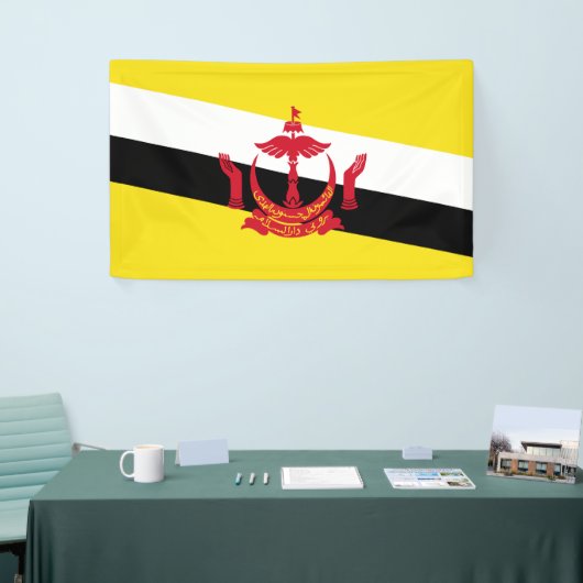 Vlag van Brunei Spandoek (Beurs)