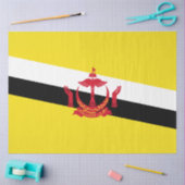 Vlag van Brunei Tissuepapier (Craft)