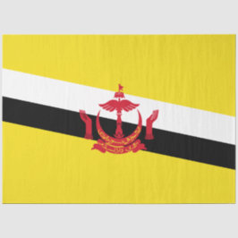 Vlag van Brunei Tissuepapier