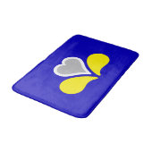Vlag van Brussel, België Bath Mat (Gekanteld)