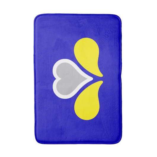 Vlag van Brussel, België Bath Mat (Voorkant Verticaal)