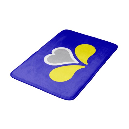 Vlag van Brussel, België Bath Mat (Gekanteld)