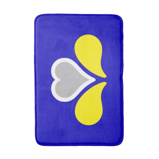 Vlag van Brussel, België Bath Mat (Voorkant Verticaal)