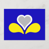 Vlag van Brussel, België Briefkaart (Voorkant)