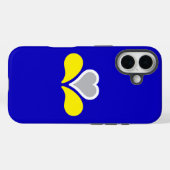 Vlag van Brussel, België Case-Mate iPhone Case (Achterkant (horizontaal))