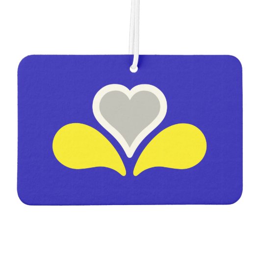 Vlag van Brussel, België drievoudig Wallet Luchtverfrisser (Achterkant)