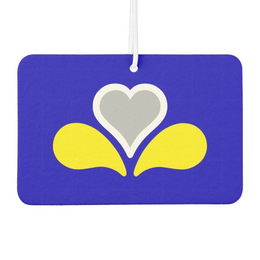 Vlag van Brussel, België drievoudig Wallet Luchtverfrisser (Voorkant)