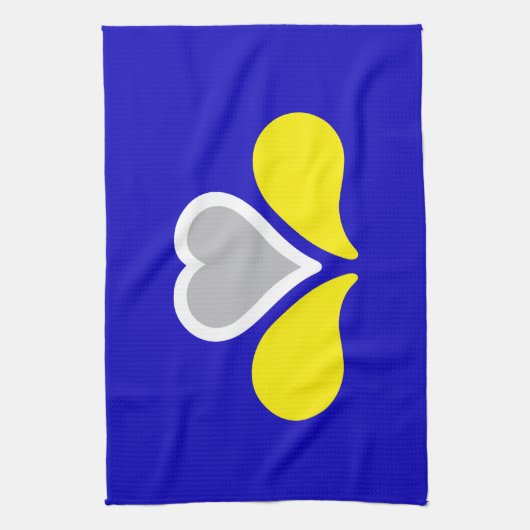 Vlag van Brussel, België Handdoek (Verticaal)