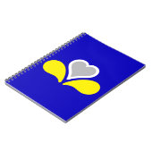 Vlag van Brussel, België Notitieboek (Linkerzijde)