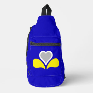 Vlag van Brussel, België Sling Bag