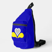 Vlag van Brussel, België Sling Bag (Rechterhoek)