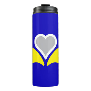 Vlag van Brussel, België Thermal Tumbler Thermosbeker