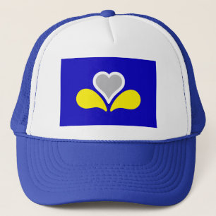 Vlag van Brussel, België Trucker Hat Pet