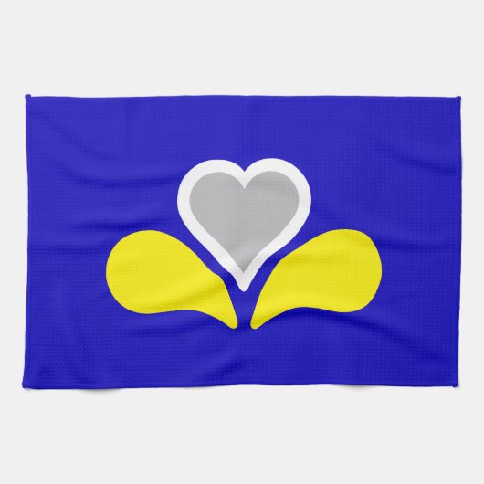 Vlag van Brussel, Belgische handdoek (Horizontaal)